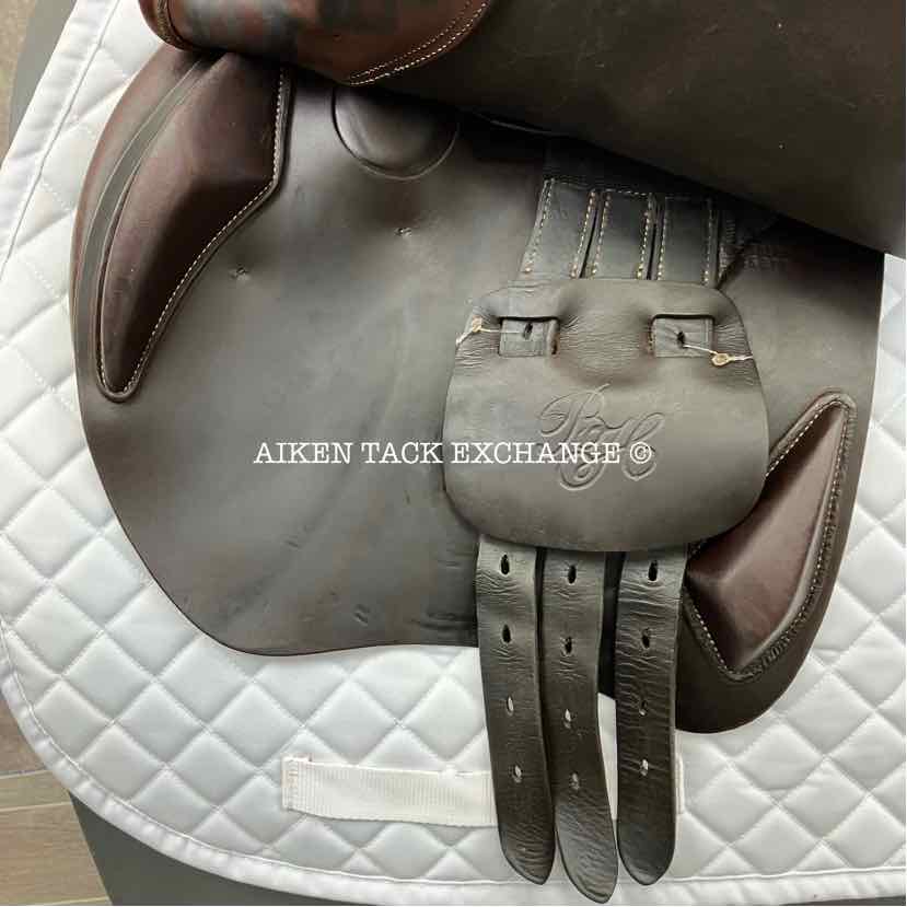 Bruno De Heusch - BDH Close Contact Jump Saddle, 17" Seat, Medium Tree, Foam Panels