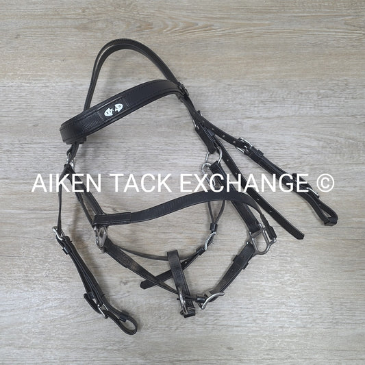 Zilco Deluxe Trail Snap On Bridle Headstall with Halter, Size Full