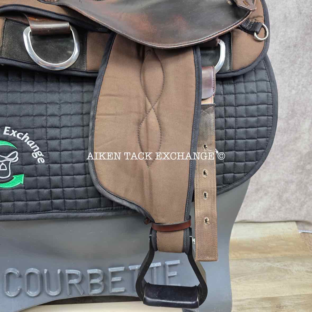 Big Horn 298 Cordura Comfort Flex Pleasure Trail Western Saddle, 17" Seat