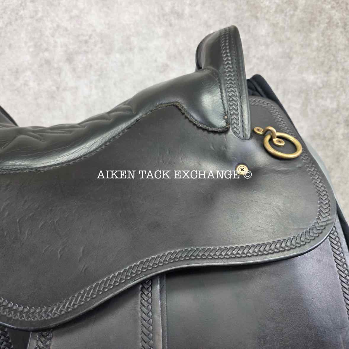 2005 Tucker 146 River Plantation Endurance Saddle, 17.5" Seat, Medium Tree - Semi QH Bars