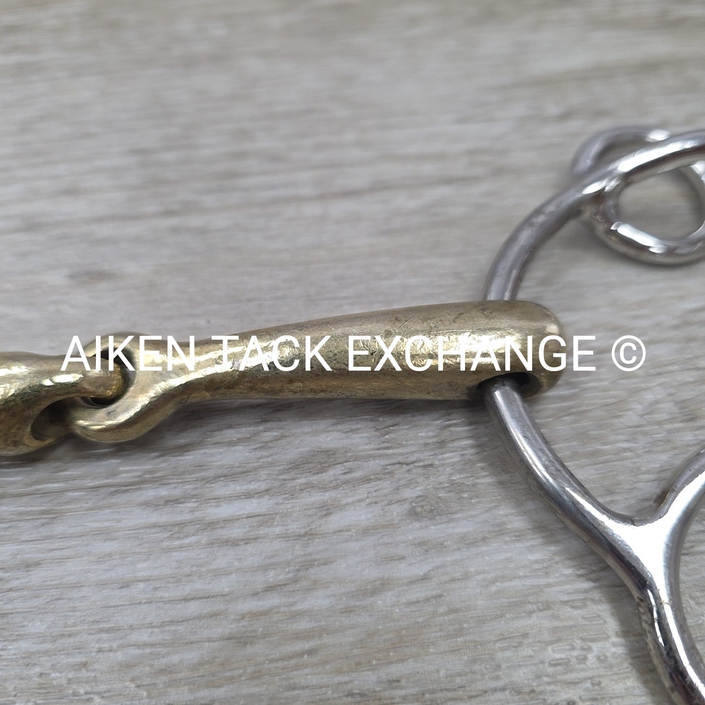 UKSALES25 Double Joint 2 Ring Gag Bit 5.75"