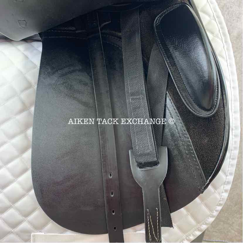 **SOLD** 2016 Passier Sirius Dressage Saddle, 18" Seat, Medium Tree with FRT-System, Wool Flocked Panels