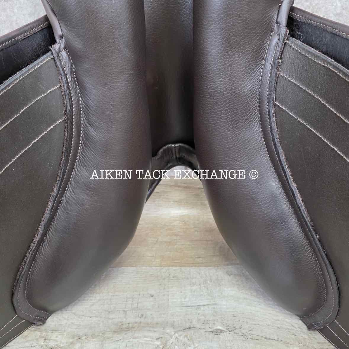 George Gullikson by Ryder Close Contact Jump Saddle, 17.5" Seat, Medium Tree, Wool Flocked Panels