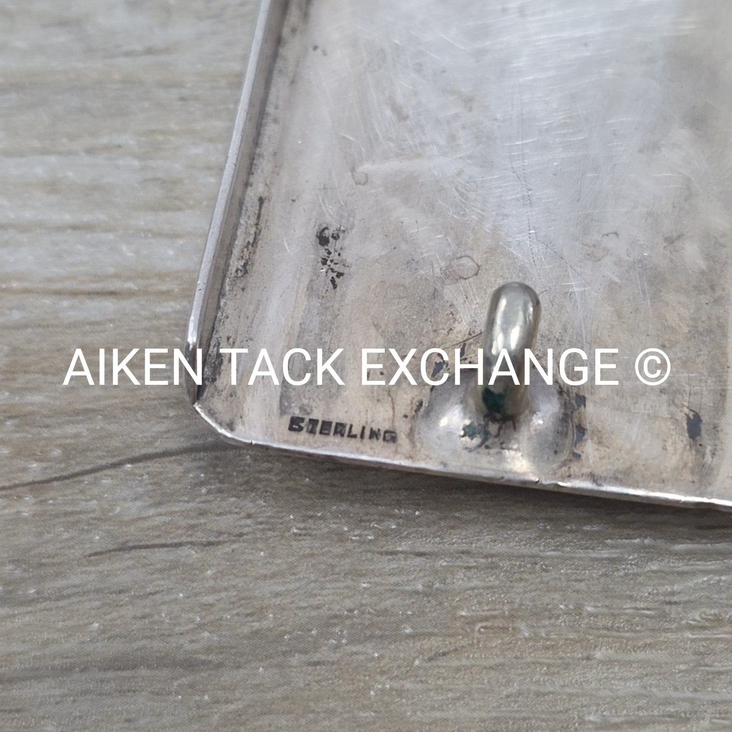 Sterling Silver Horse Belt Buckle