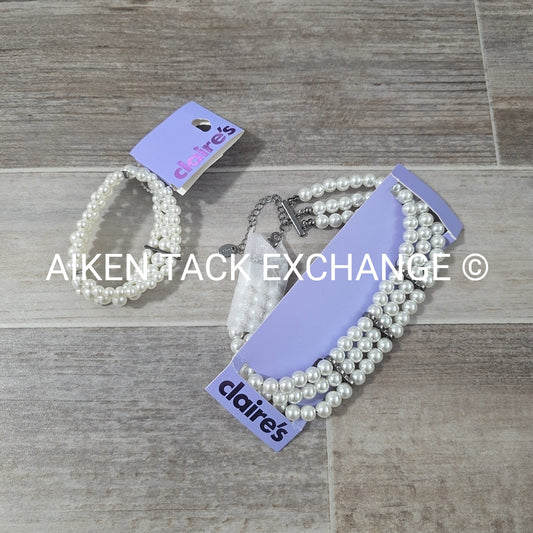 Claire's Jewelry Bundle - 1 Bracelet, 1 Necklace