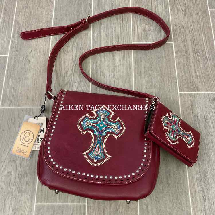 P & G Collection Concealed Handgun Purse Handbag & Wallet, Brand New