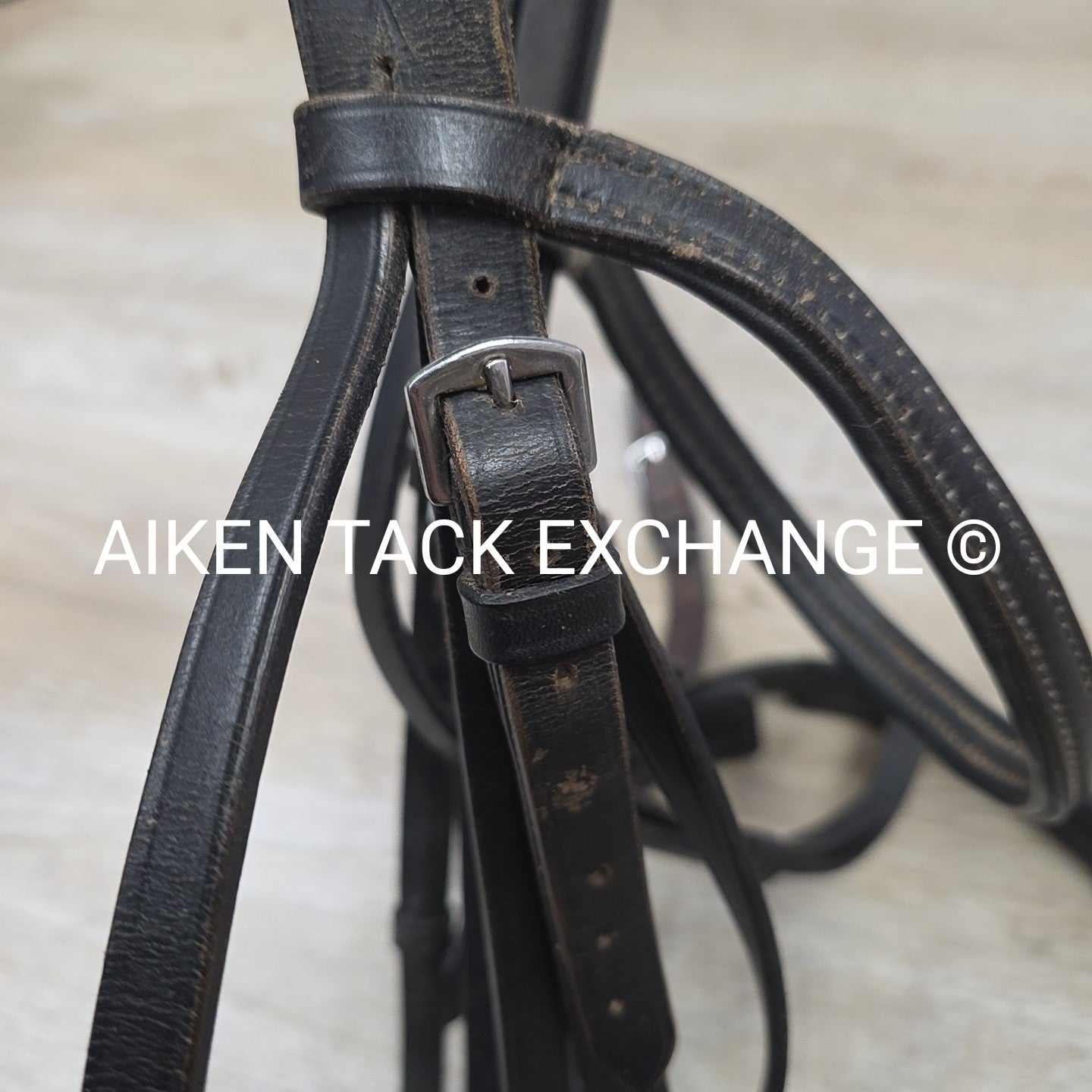 Hintermayer Weymouth Double Bridle, No Reins, Black, Size Full