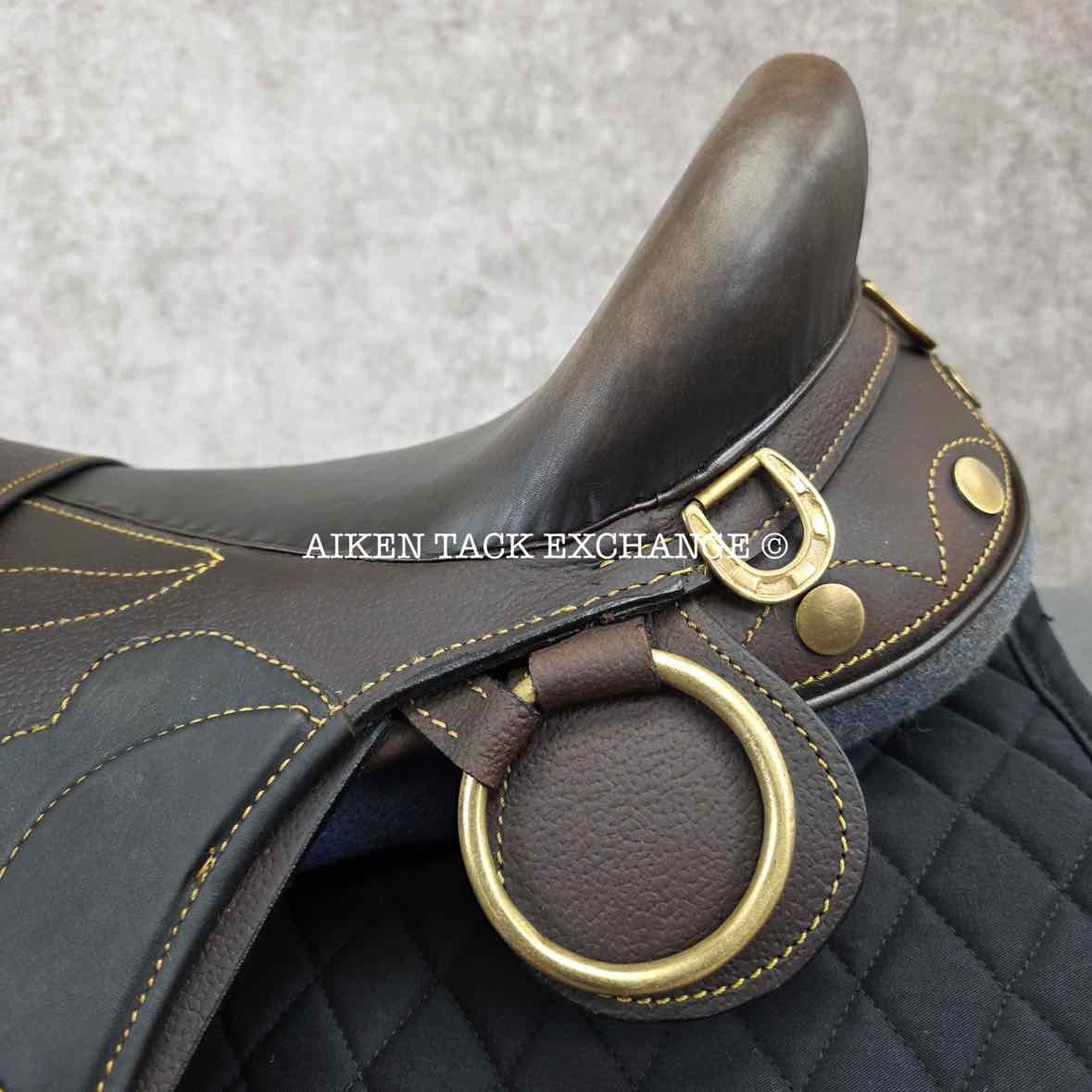 Down Under Saddle Supply Australian Stock Saddle, 16" Seat (Western) - 18" Seat (English), Medium Tree