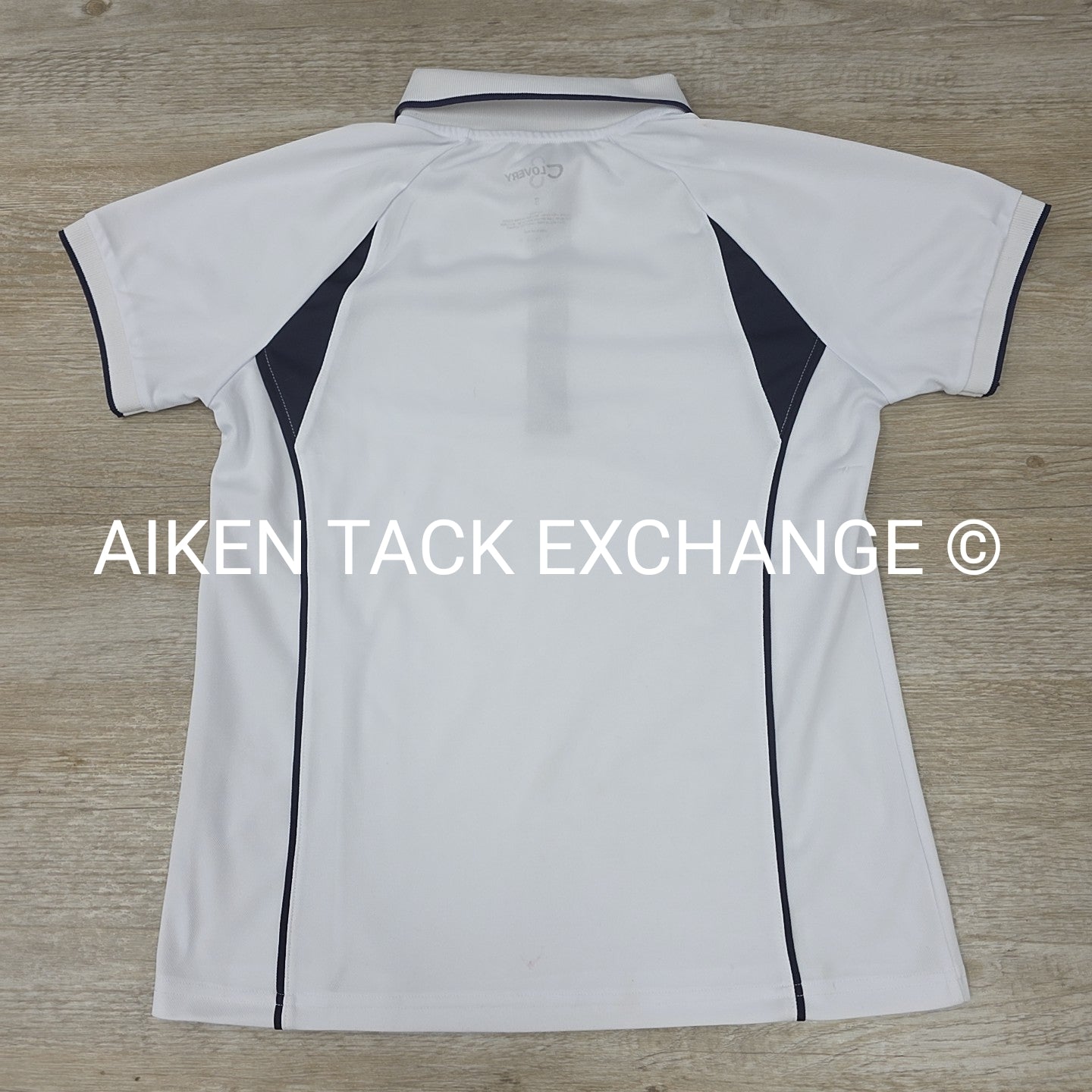 Clovery Short Sleeve Polo Top, Size Small