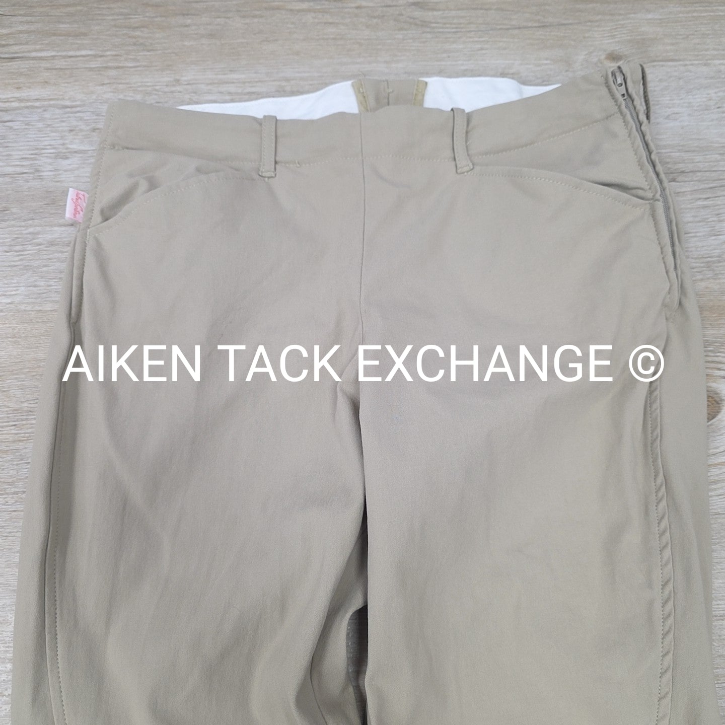 BARGAIN BUNDLE: 3 Pairs Tailored Sportsman Side Zip Knee Patch Breeches, Size 32