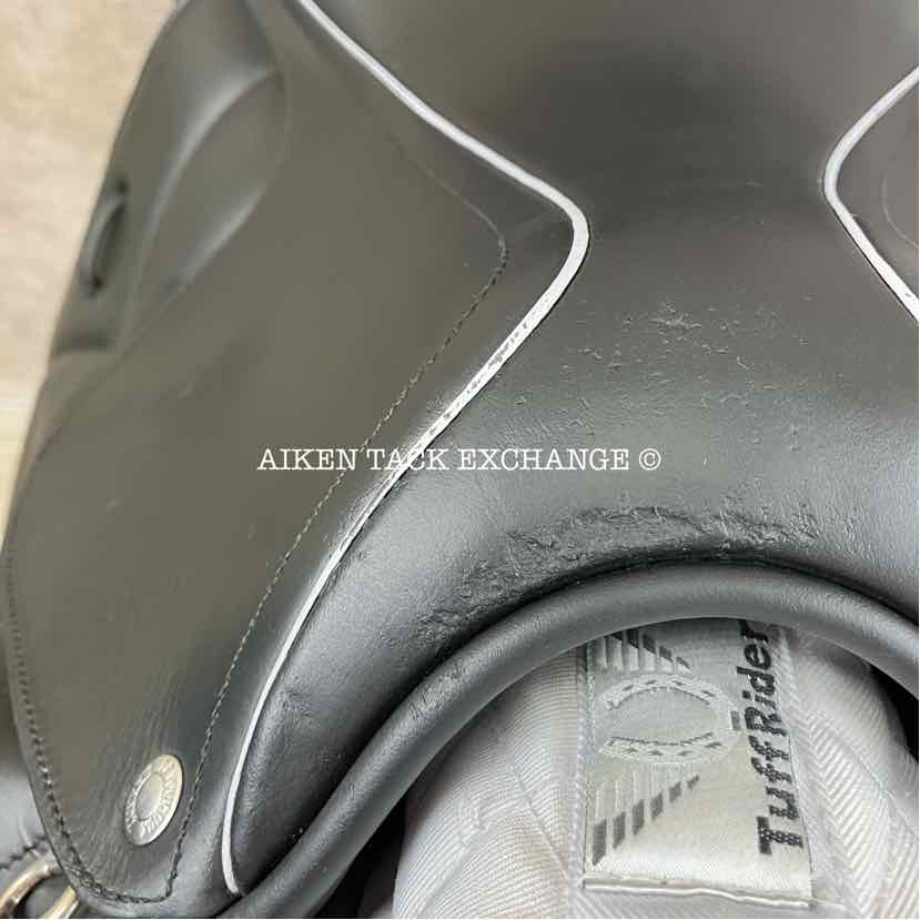 2016 Devoucoux Makila S Monoflap Dressage Saddle, 17.5" Seat, 3A Flap, Medium Wide Tree, D3D Panels, Full Buffalo Leather