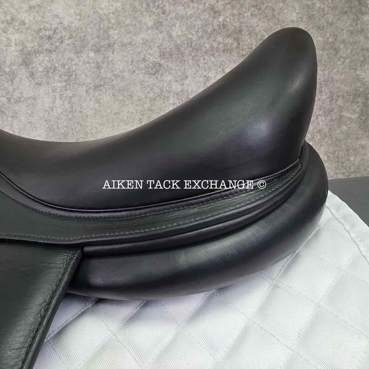 2015 Voltaire Adelaide Monoflap Dressage Saddle, 18" Seat, 3AA Flap, Medium Wide Tree, PRO Panels, Full Buffalo Leather
