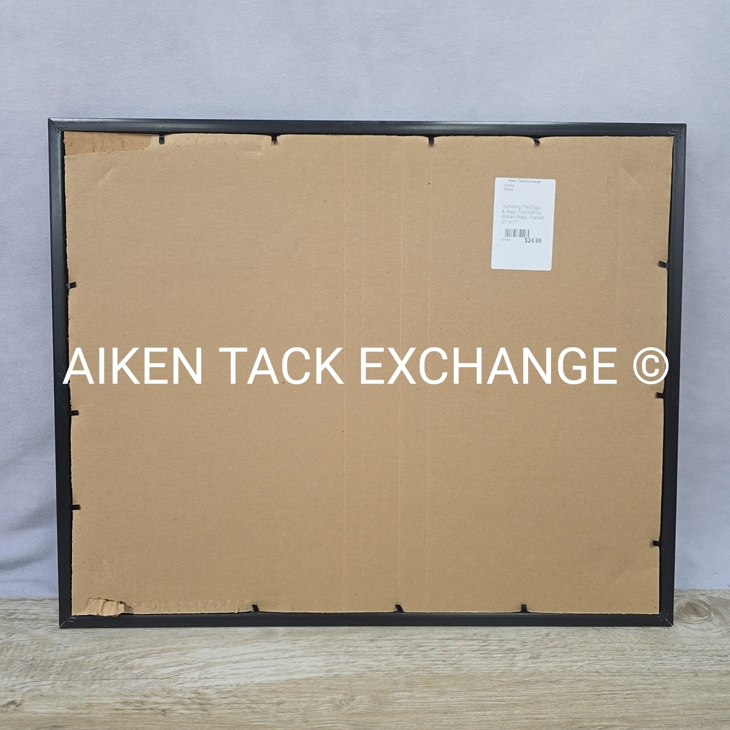 Gathering The Dogs & Begin The Hunt by William Webb, Framed 21" x 17"