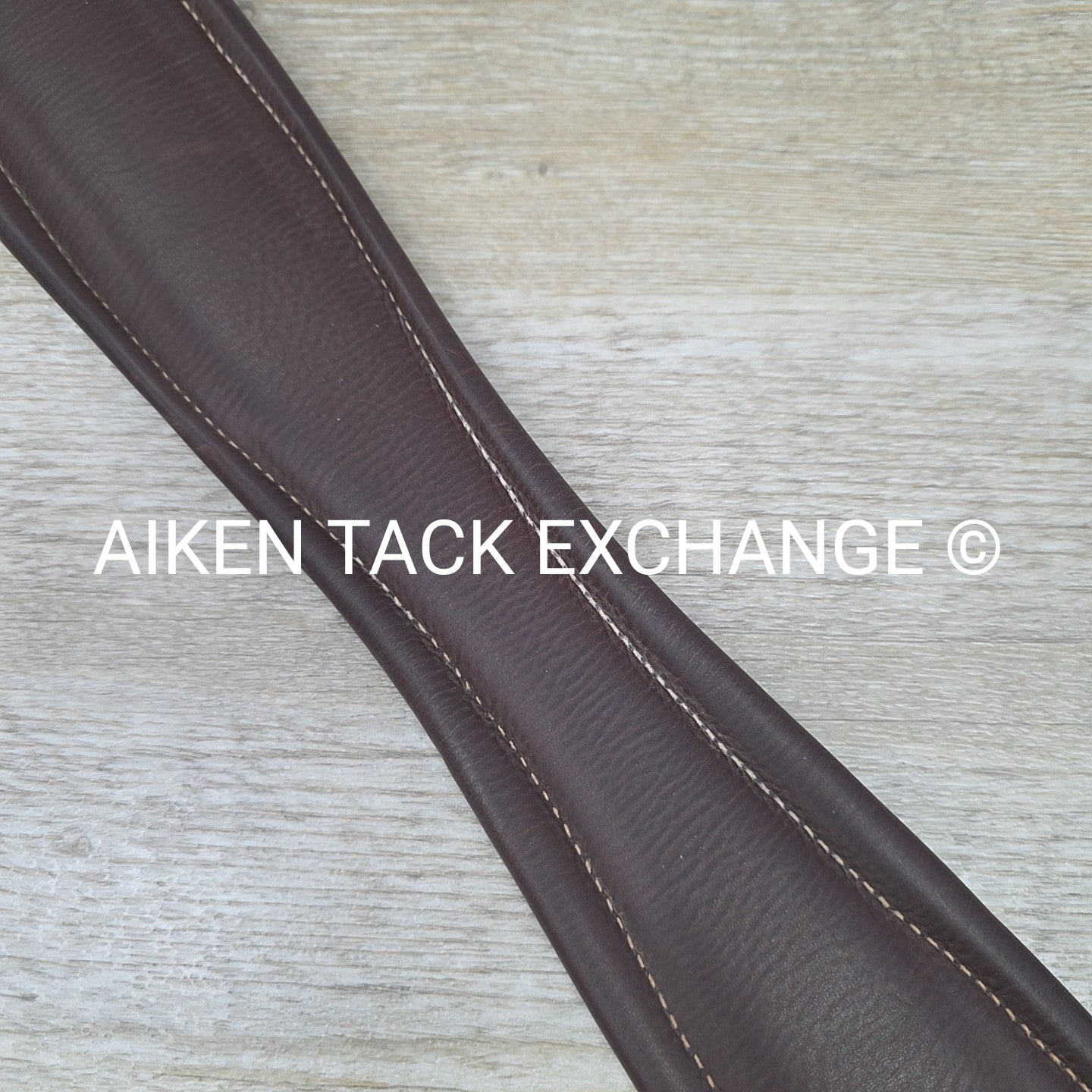 Beval Girth with Single End Elastic, Brown, 52"