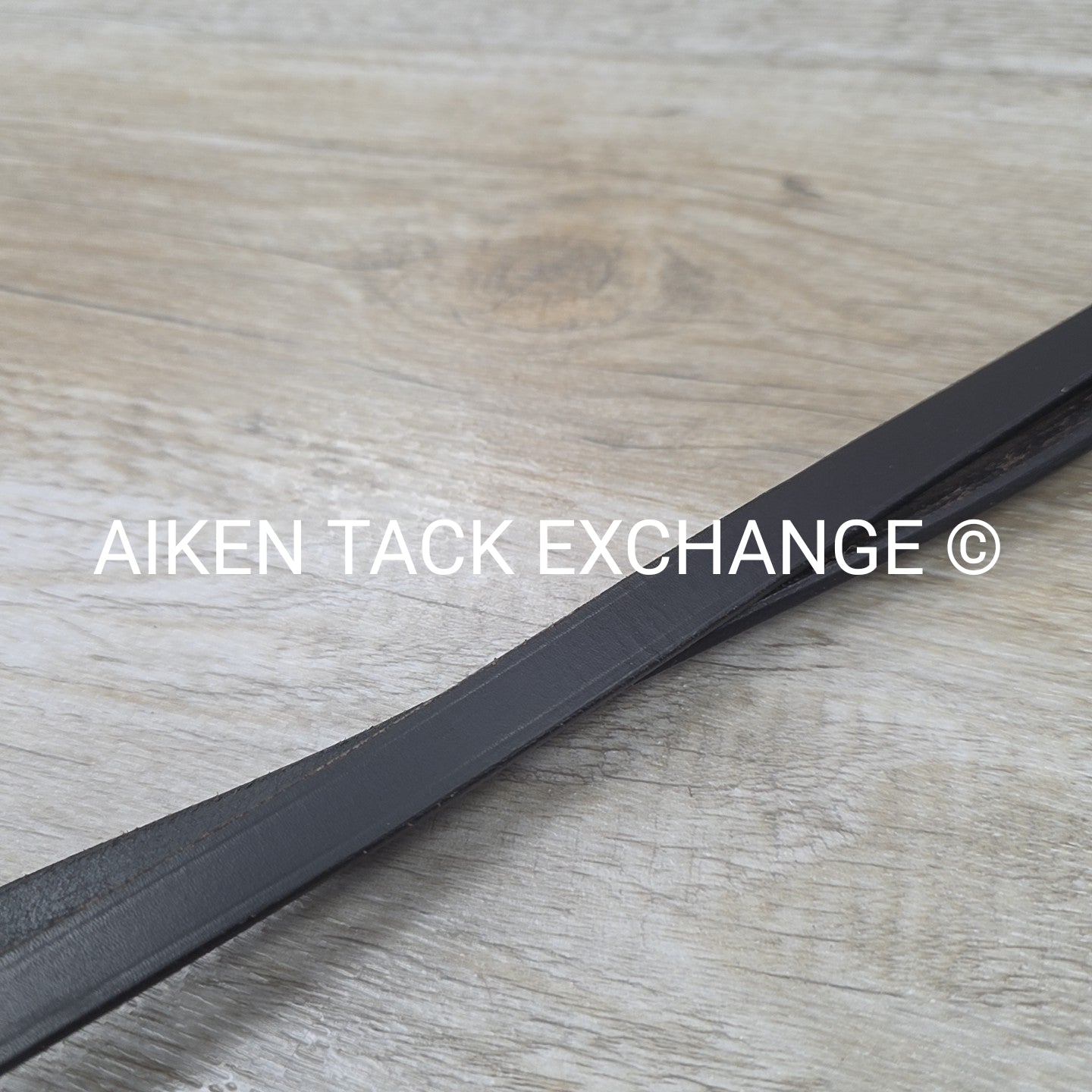 Flat Curb Rein, Brown, 56"