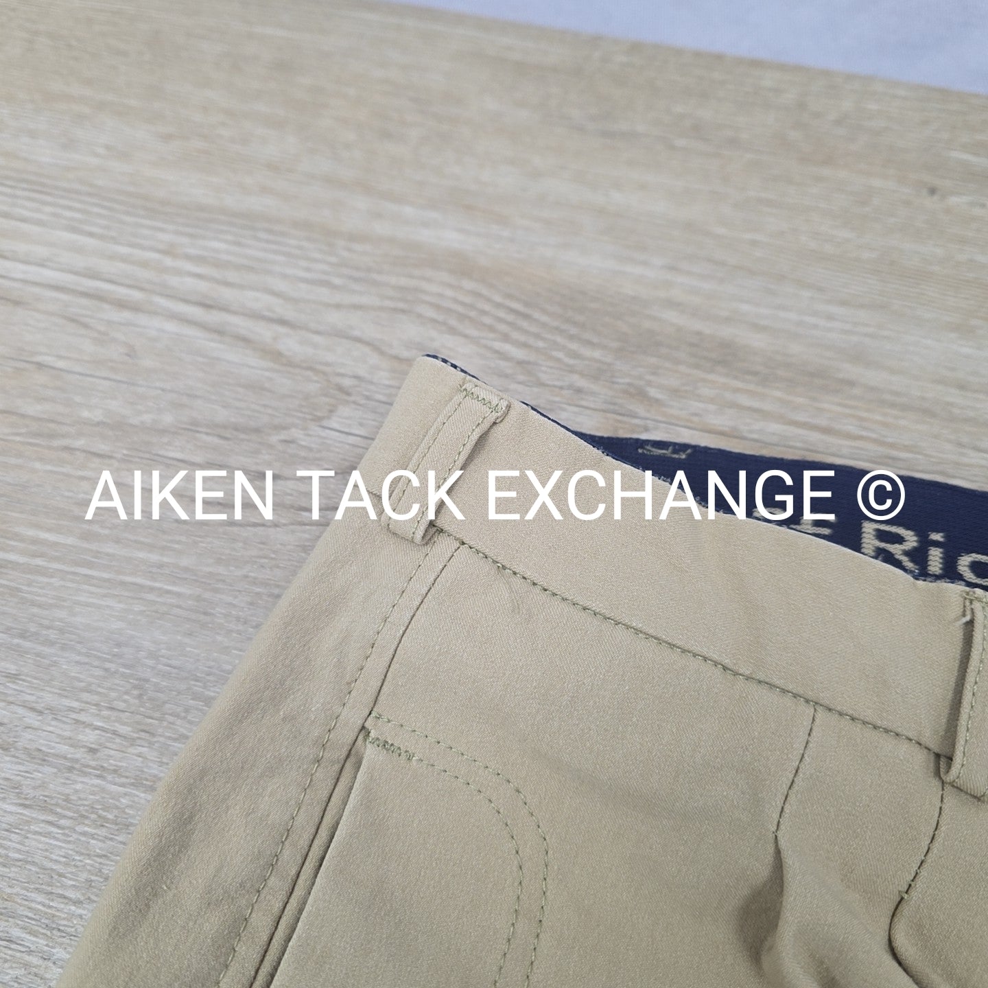 TuffRider Front Zip Knee Patch Breeches, Men's 34