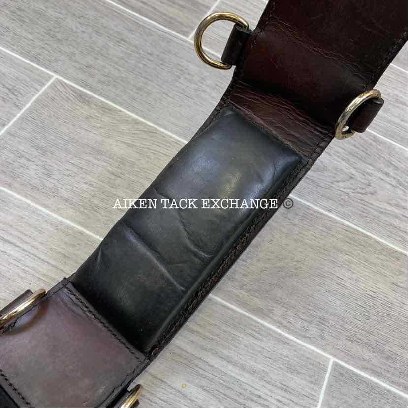 Leather Multi-Ring Training Surcingle w/ Pad