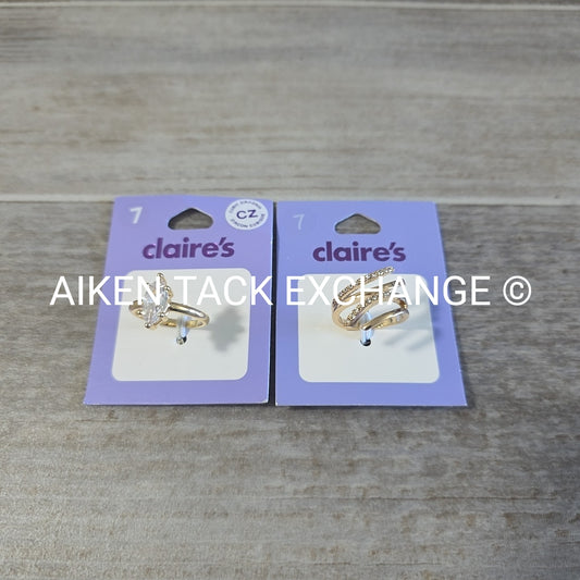 Claire's Rings (2) - Size 7