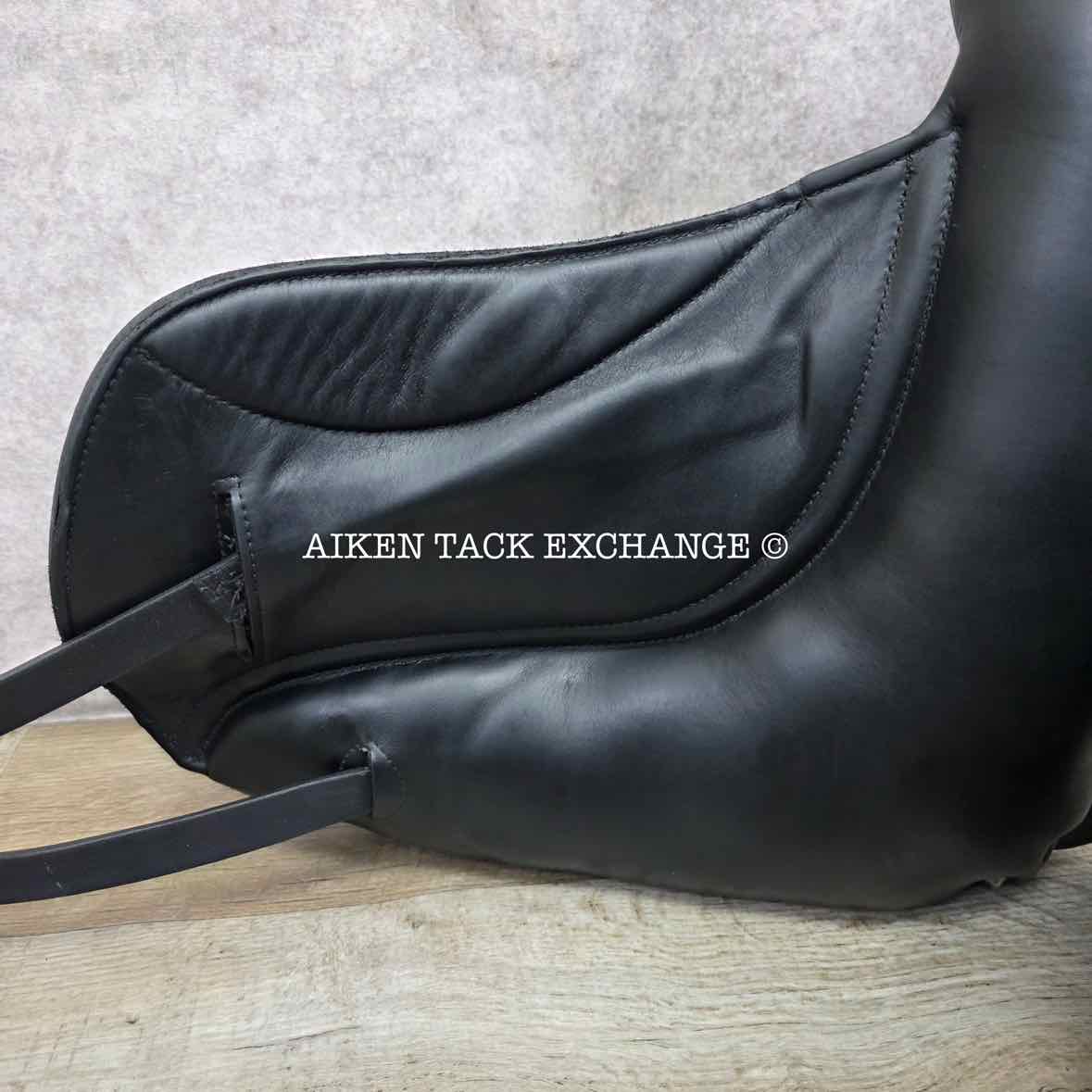 2018 Custom Saddlery Wolfgang Matrix Monoflap Dressage Saddle, 18" Seat, Adjustable Tree, Wool Flocked Panels