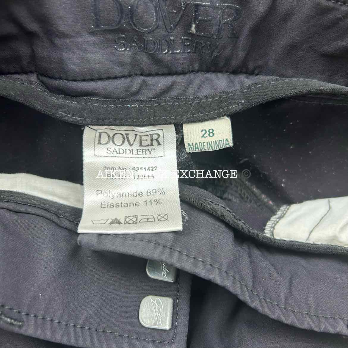 Dover Saddlery Silicone Grip Knee Patch Breeches, Women's 28
