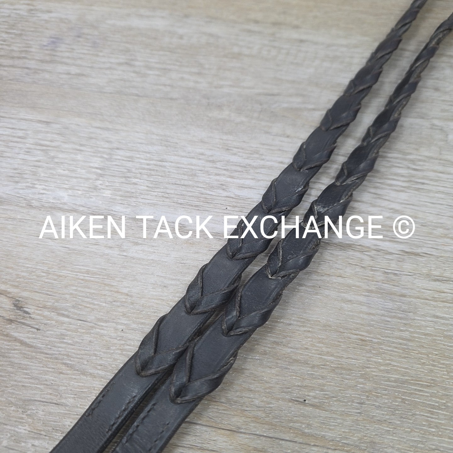 BARGAIN BUNDLE: Dressage Bridle (Missing Flash) with Laced Reins & Flat Leather
