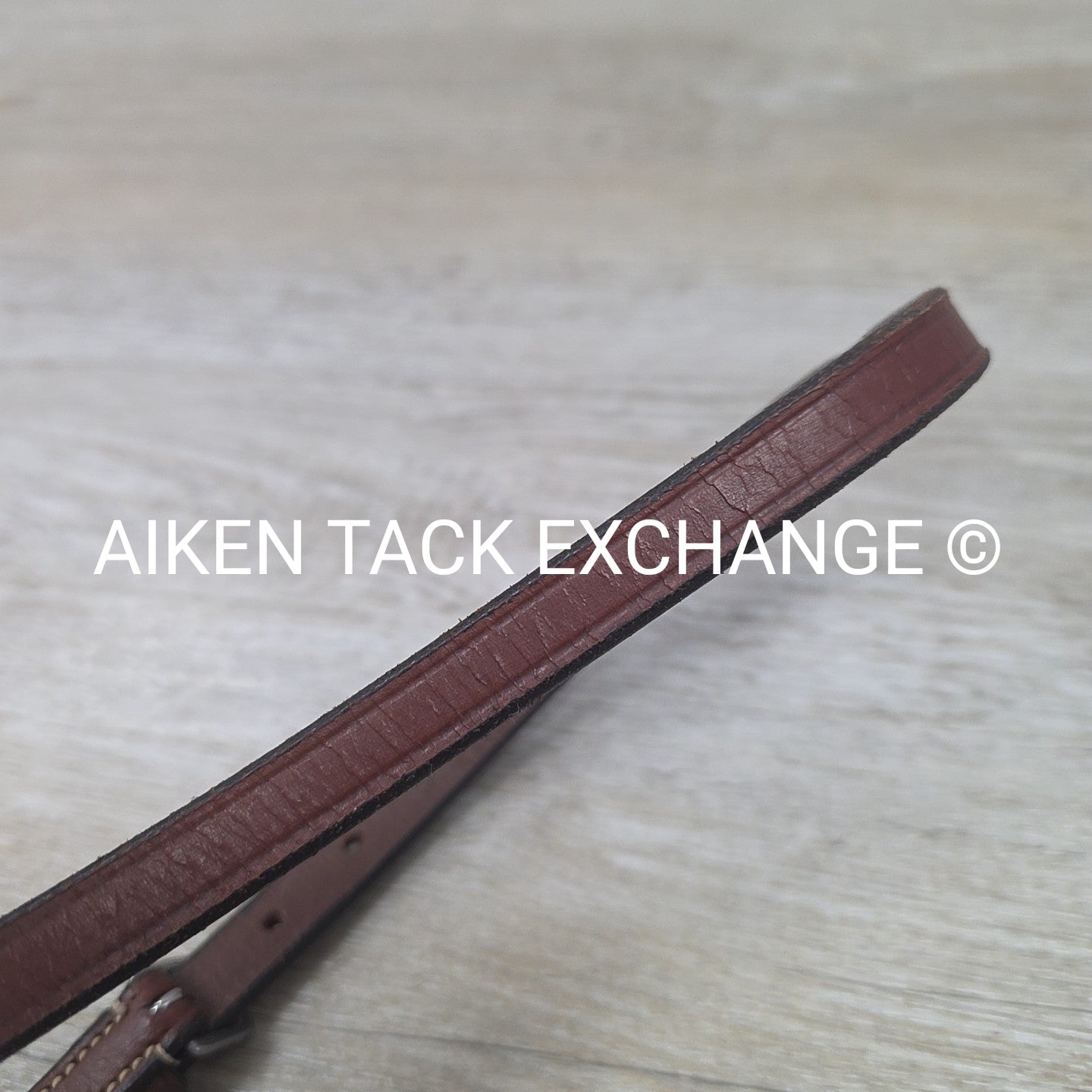 Plain Raised Figure 8 Noseband, Brown, Size Full