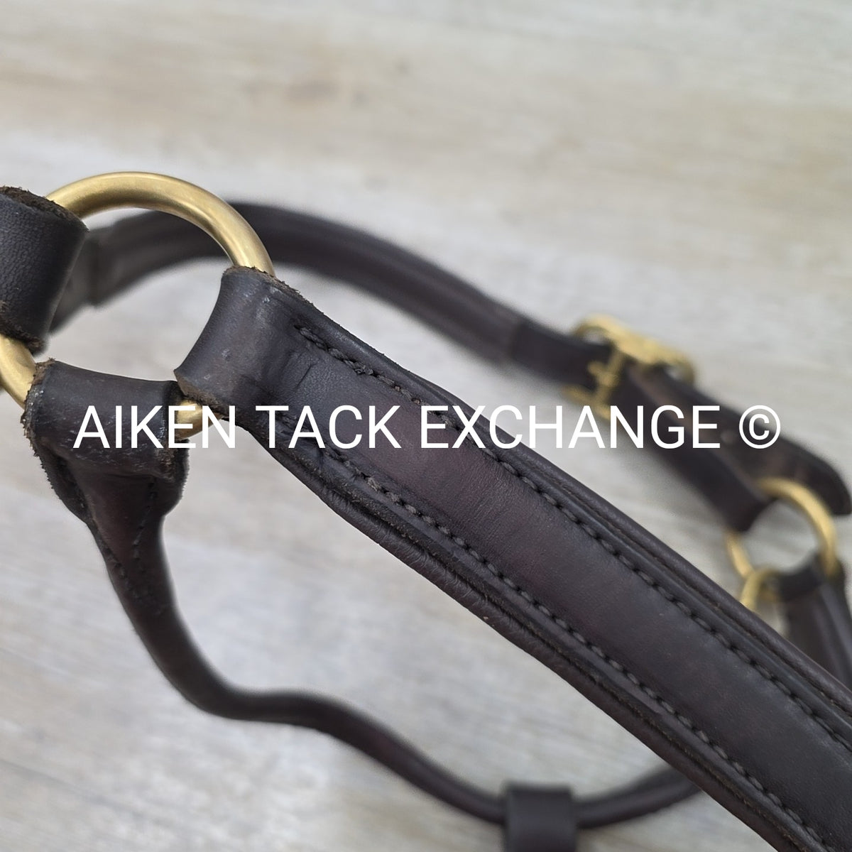 SmartPak Soft Padded Leather Halter, Brown, Oversize