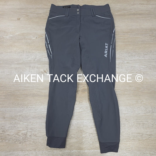 Ariat Tri-Factor Silicone Grip Full Seat Breeches, Size 34 R