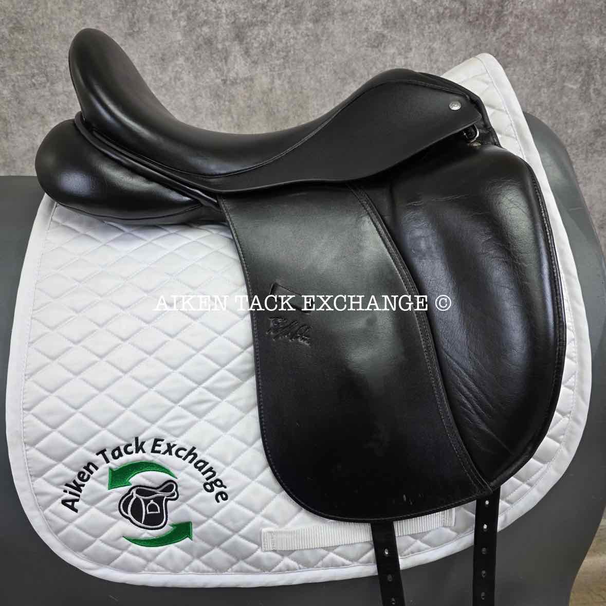 2018 Custom Saddlery Signature Steffen's Advantage Monoflap Dressage Saddle, 18" Seat, Adjustable Tree, Wool Flocked Panels