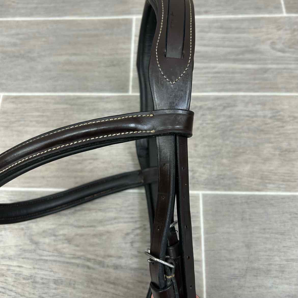 Nunn Finer Stefania Figure 8 Bridle with Matching Rubber Reins, Oversize