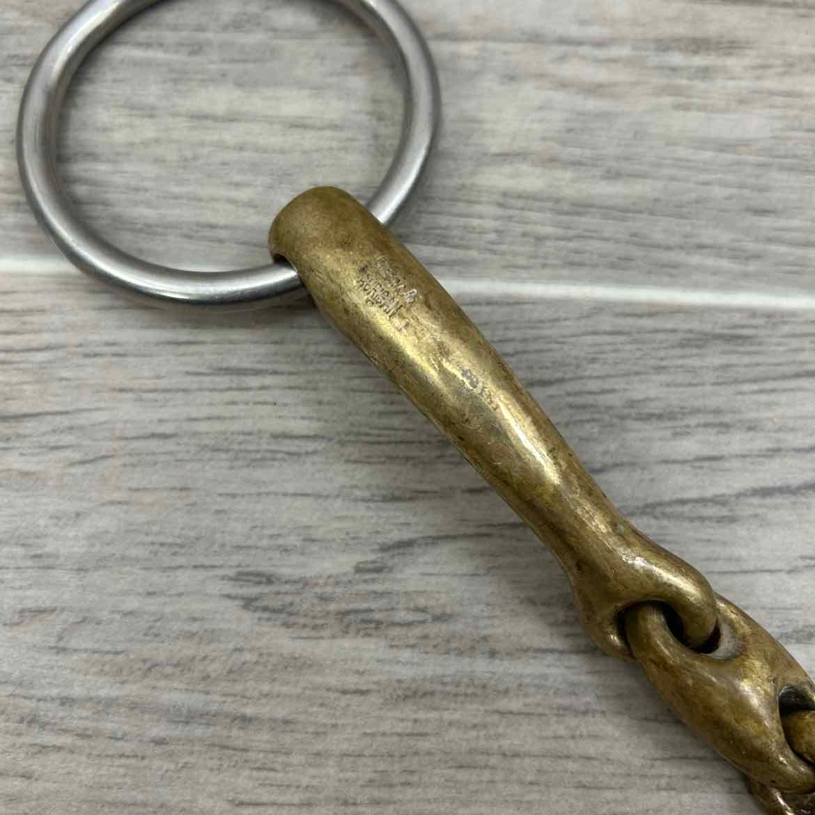 Herm Sprenger Dynamic RS KK Ultra Aurigan Double Joint Loose Ring Bradoon Bit 6"