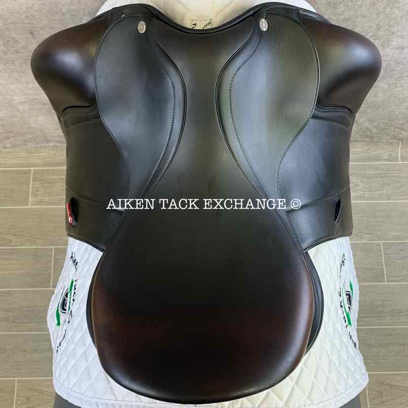 2019 Equipe Karina Monoflap Dressage Saddle, 17" Seat, Medium Wide Tree, Foam Panels