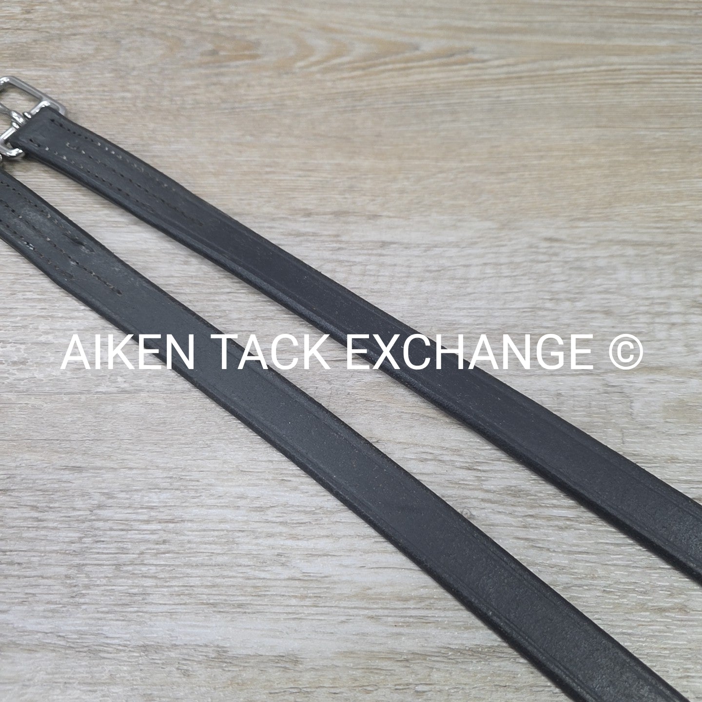 Stubben Stirrup Leathers, Black, 60"
