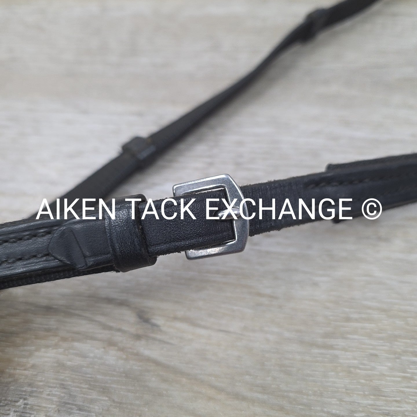 Rubberized Grip Reins with Hand Stops, Black, 60"