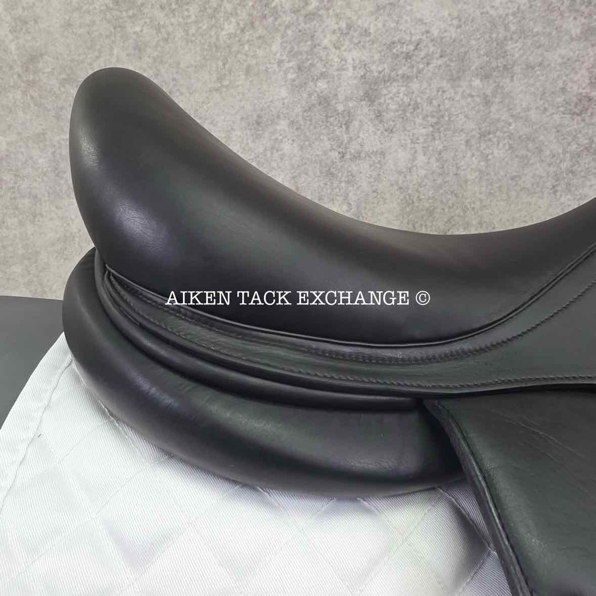 2015 Voltaire Adelaide Monoflap Dressage Saddle, 18" Seat, 3AA Flap, Medium Wide Tree, PRO Panels, Full Buffalo Leather