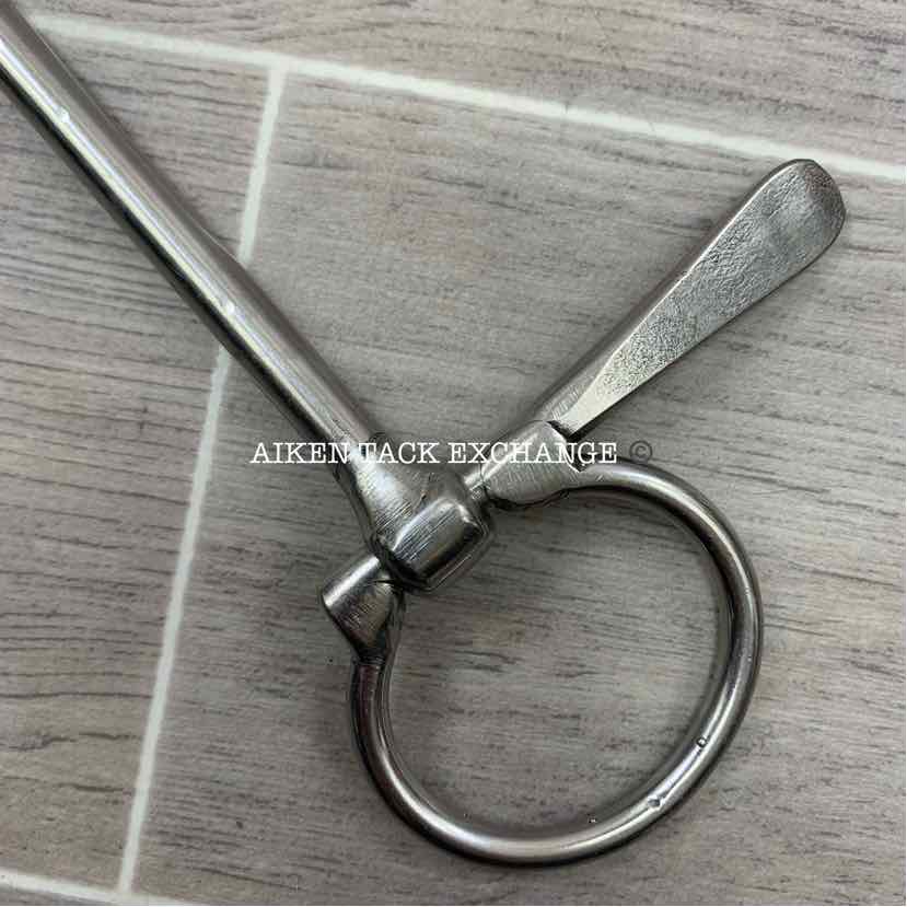 Straight Bar Mullen Mouth Half Cheek Bit 5.25"