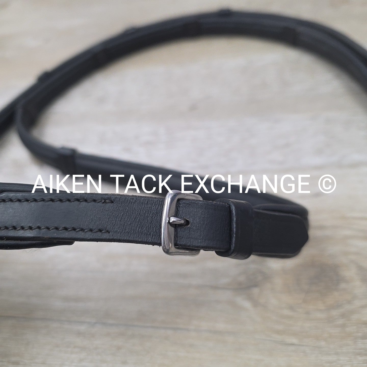 Cushion Grip Reins with Hand Stops, Black, 56"