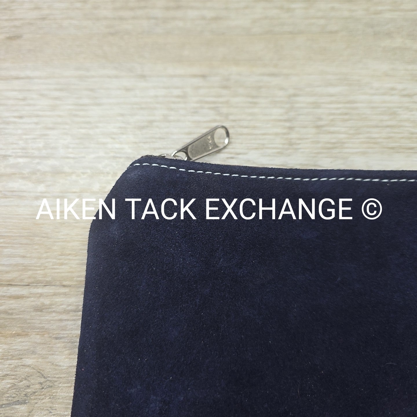 Rebecca Ray Suede Zip Pouch