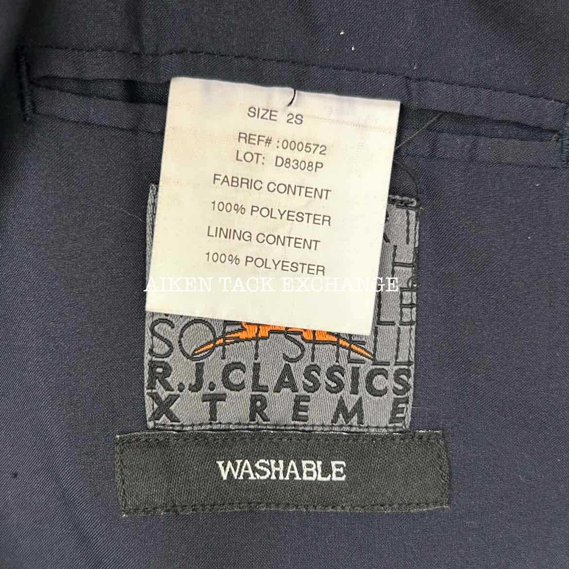 RJ Classics Xtreme Stretch Show Coat, Size 2 S
