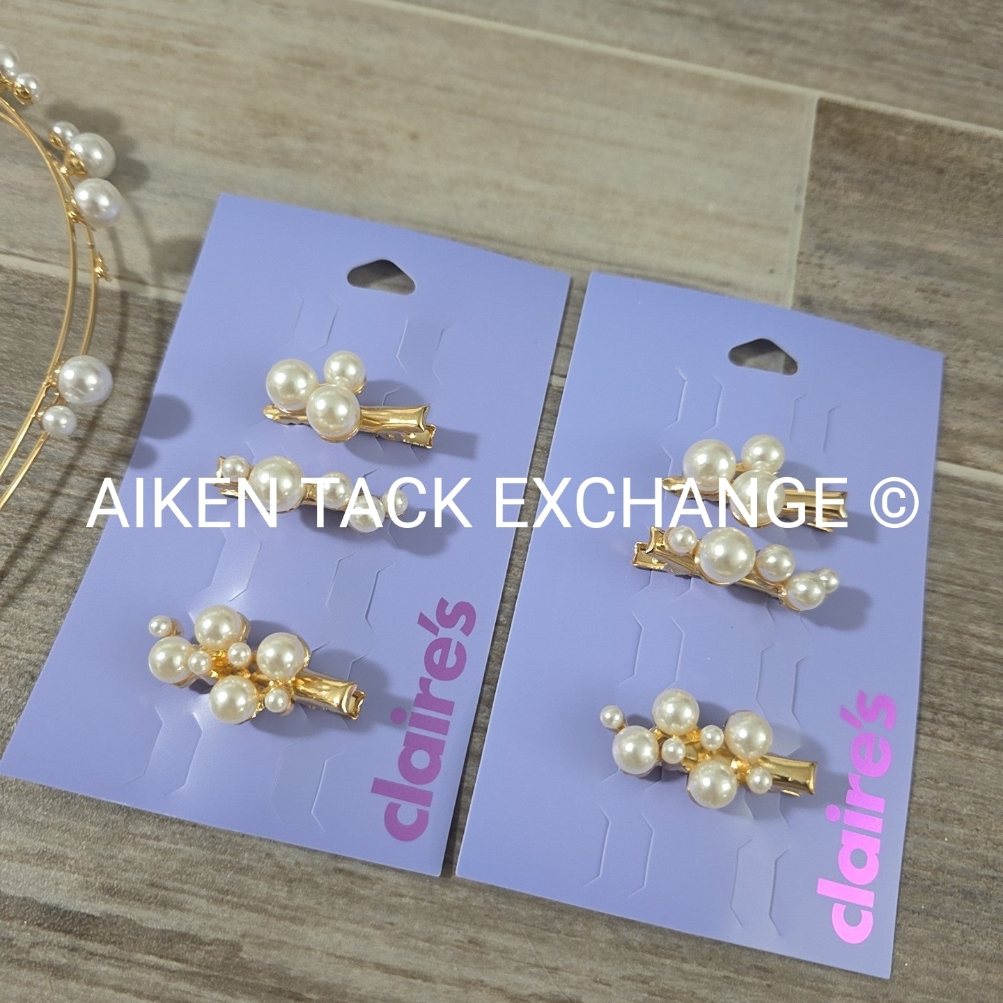 Claire's Hair Bundle - 1 Headband, 6 Hair Clips