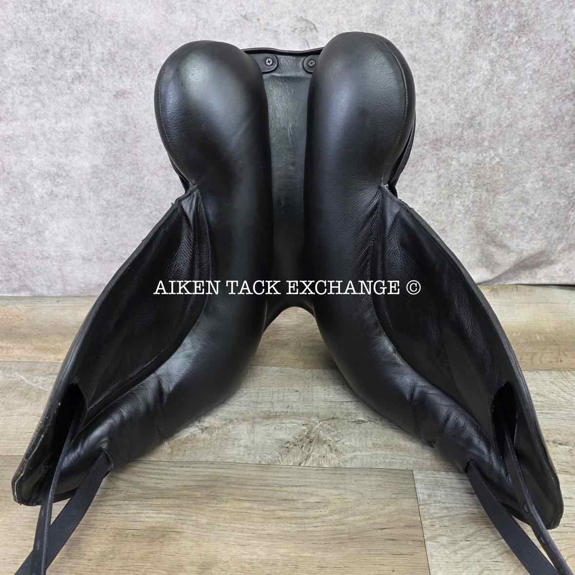 2023 Envy by Custom Saddlery Motion Monoflap Dressage Saddle, 17" Seat - Short Flap, Adjustable Tree, Wool Flocked Panels