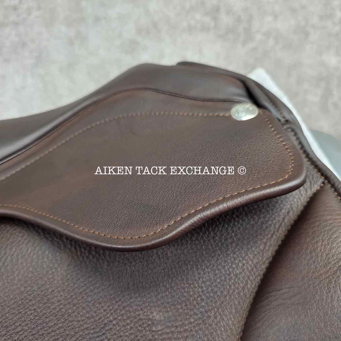 **SOLD** Zaldi Europa 2G All Purpose Saddle, 17" Seat, Medium Wide Tree, Wool Flocked Panels