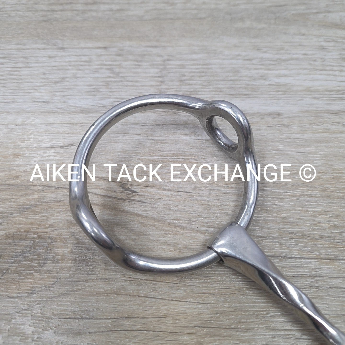 Single Joint Slow Twist Loose Ring Gag Bit 5"