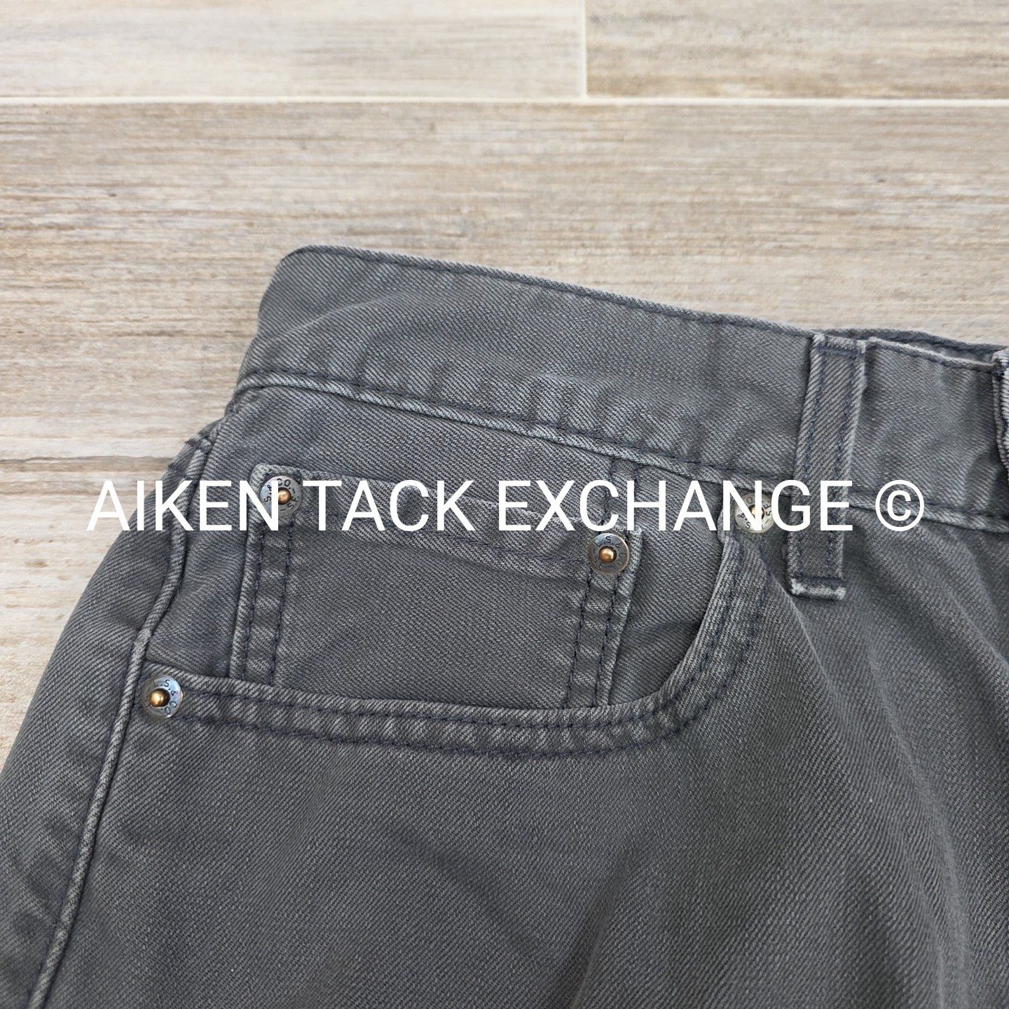 Levi Strauss Grey Denim Jeans, Men's 31 x 30