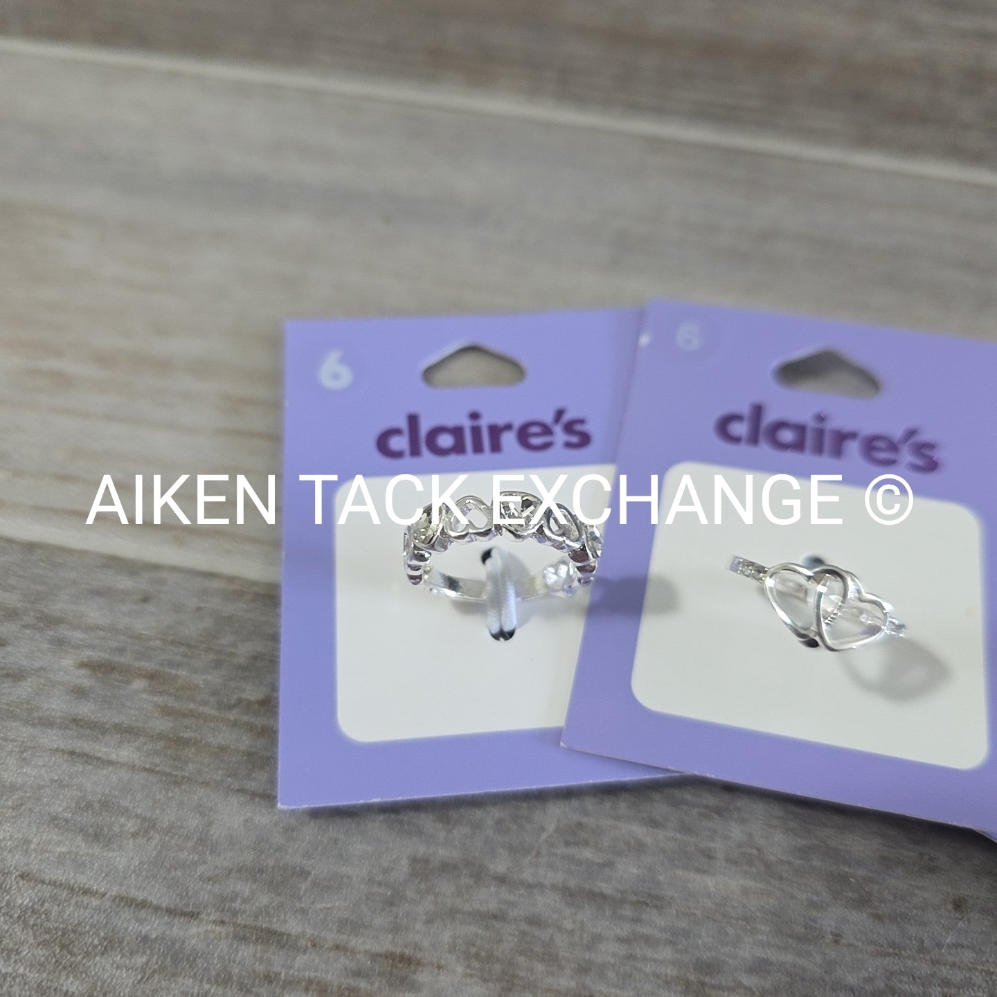 Claire's Rings (3) - Size 6