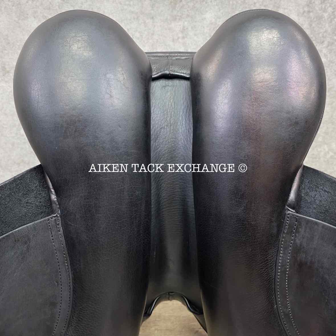 Trilogy Debbie McDonald Dressage Saddle, 17" Seat, Wide Tree, Wool Flocked Panels