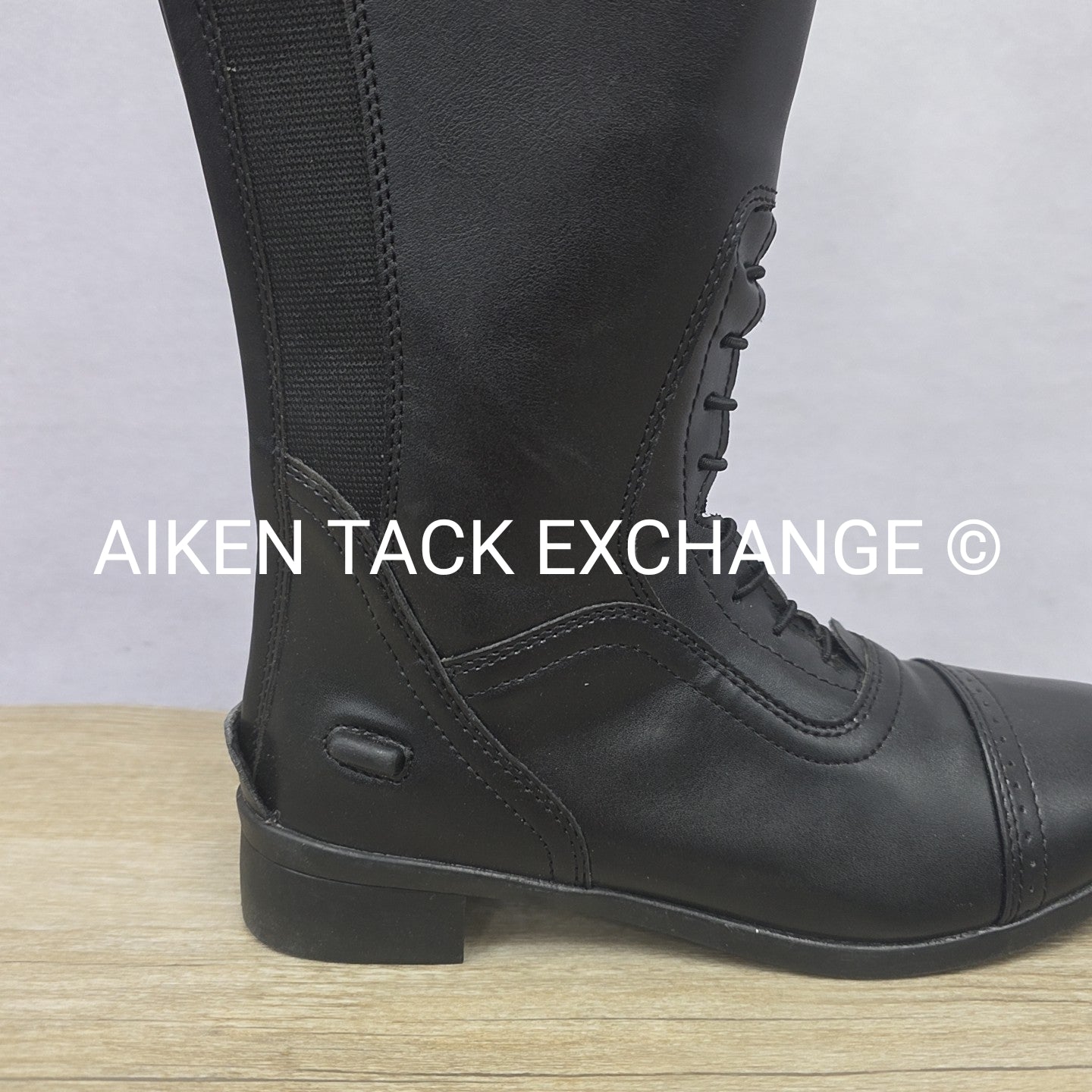 Saxon Syntovia Field Boots, Size 8.5, Regular Height, Extra Wide Calf