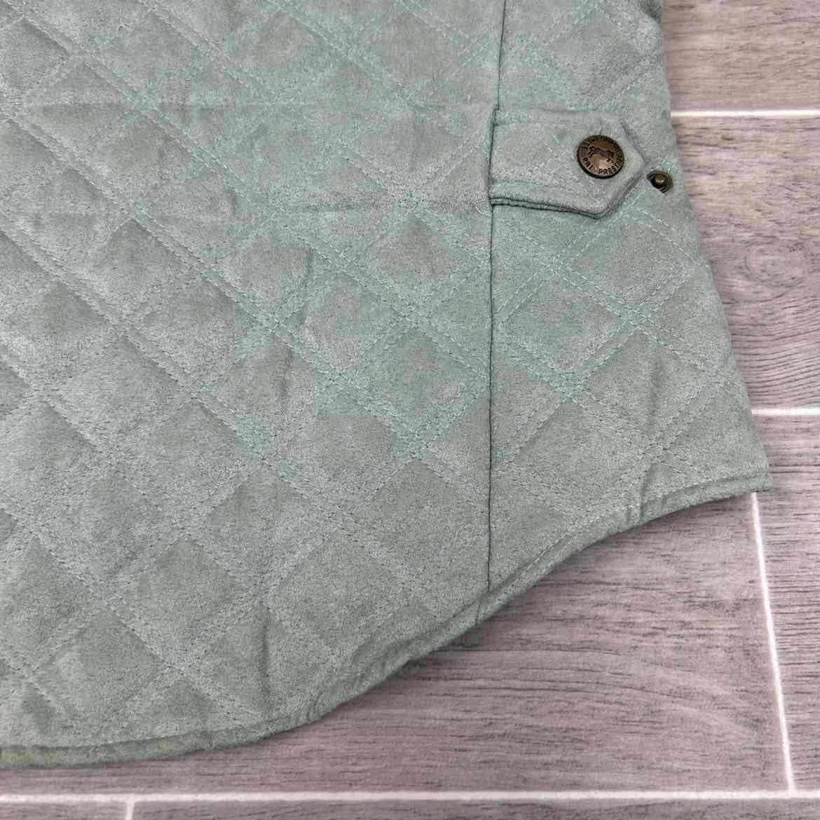 PRI Micro-Suede Quilted Vest, Size Large