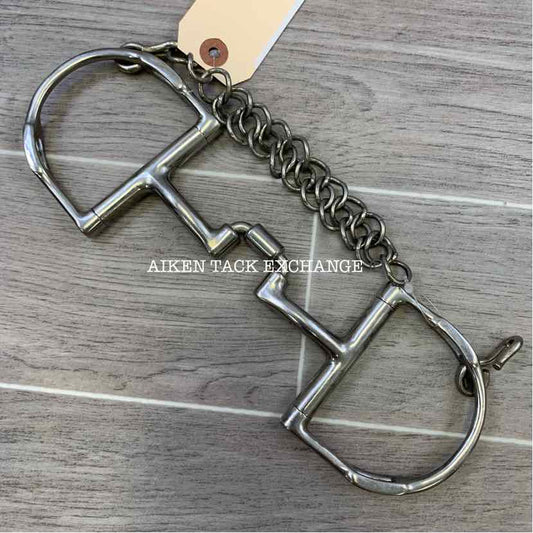 Myler Dee with Hooks Correction Low Port Barrel Bit MB 27PB 5"