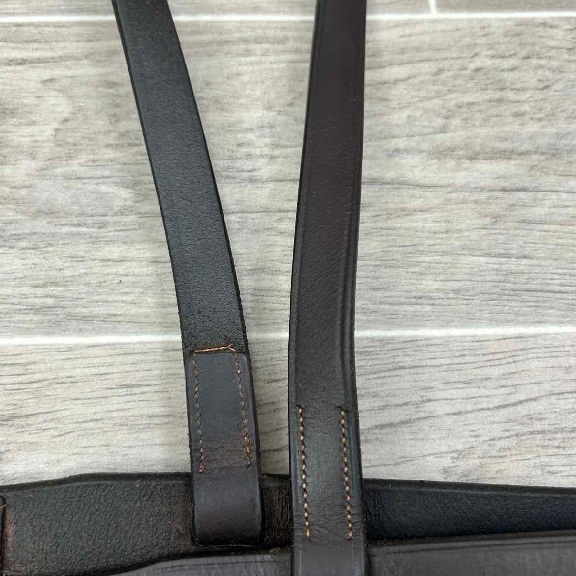 Bobby's English Tack Polo Style Breastplate, Brown, Size Full